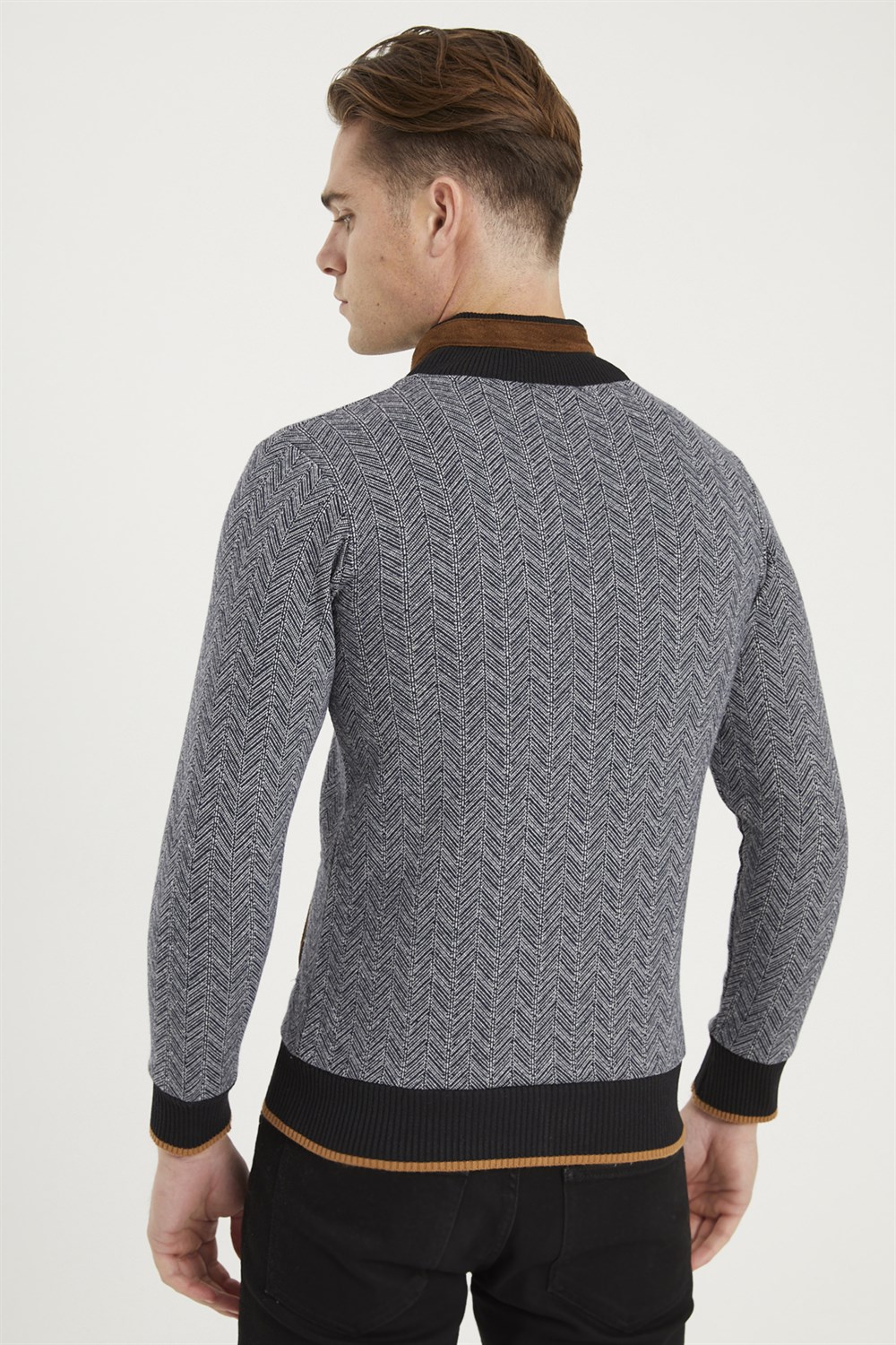 1021 DEWBERRY MEN'S SWEATSHIRT-FISHING WHEEL LACQUER BLUE