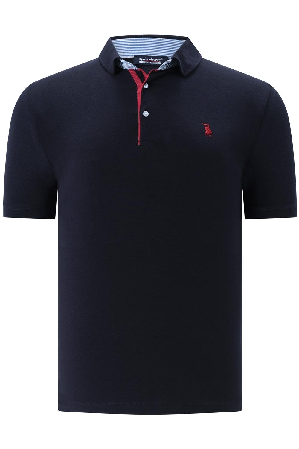 Herren Poloshirt dewberry