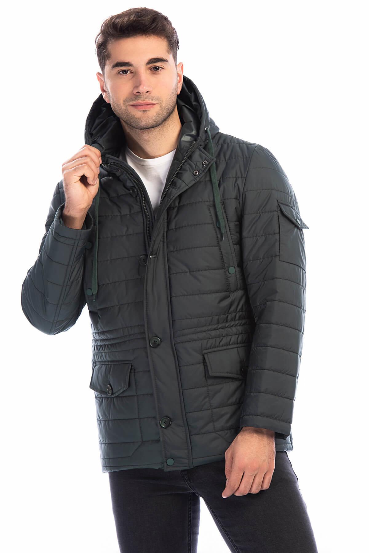 Zelená pánska zimná bunda Dewberry