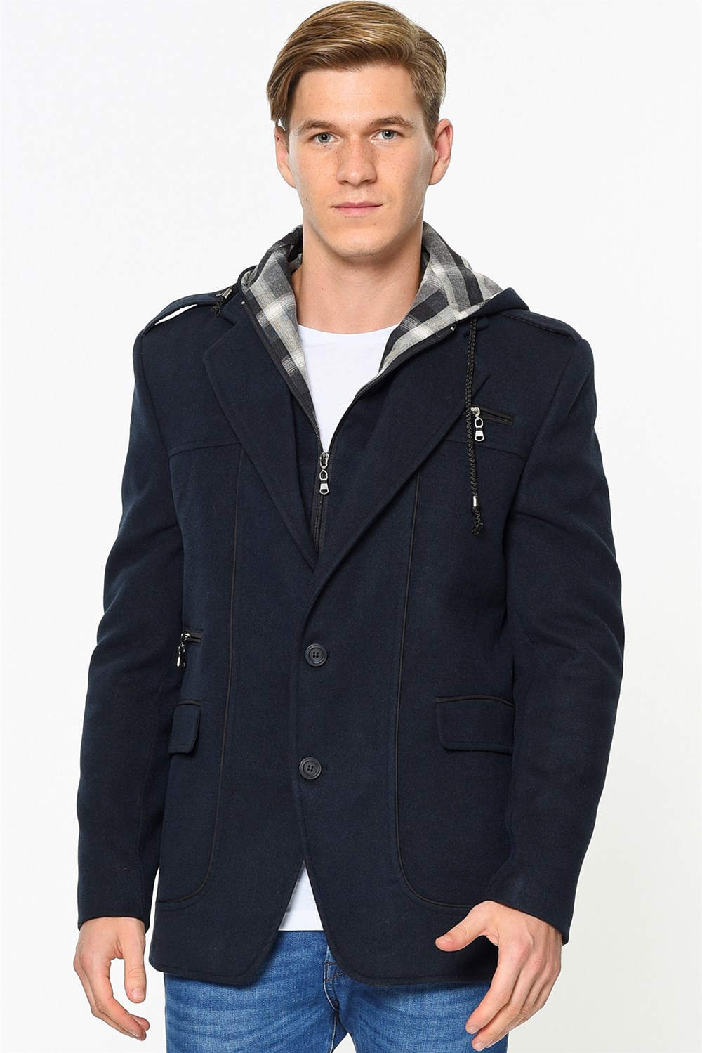 K7531 DEWBERRY COATLACİVERT