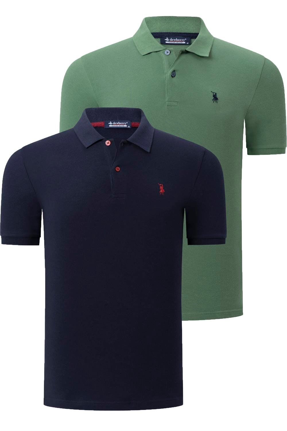 Tricou polo de barbati, dewberry