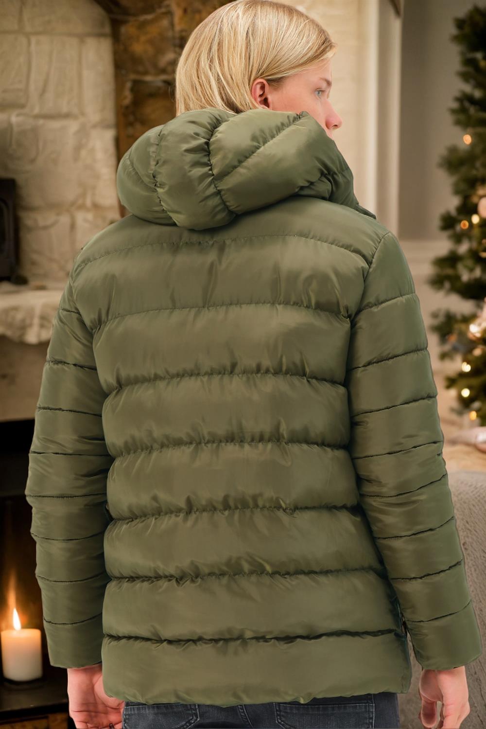 M8657 DEWBERRY MEN'S COAT-PLAIN KHAKI