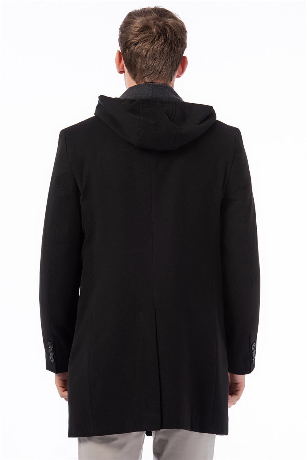 PLT8376 DEWBERRY MEN&#039;S COAT-BLACK