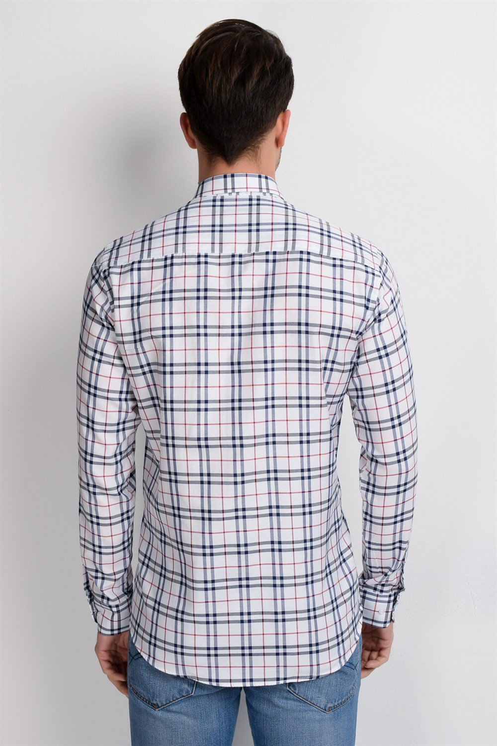 G659 DEWBERRY MEN'S SHIRT-WHITE