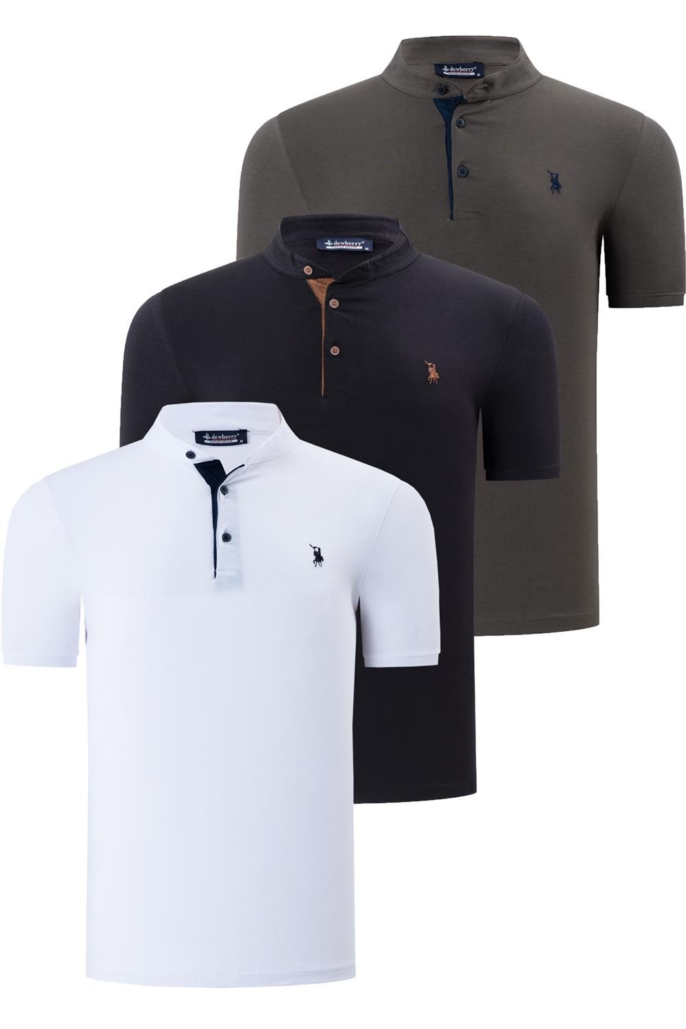 Tricou polo bărbați dewberry