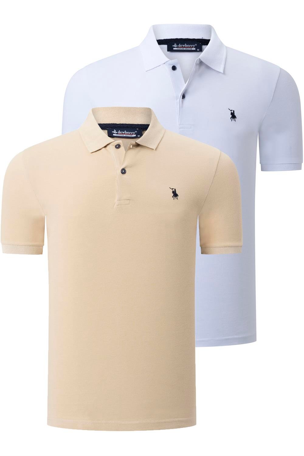 Tricou polo de barbati, dewberry
