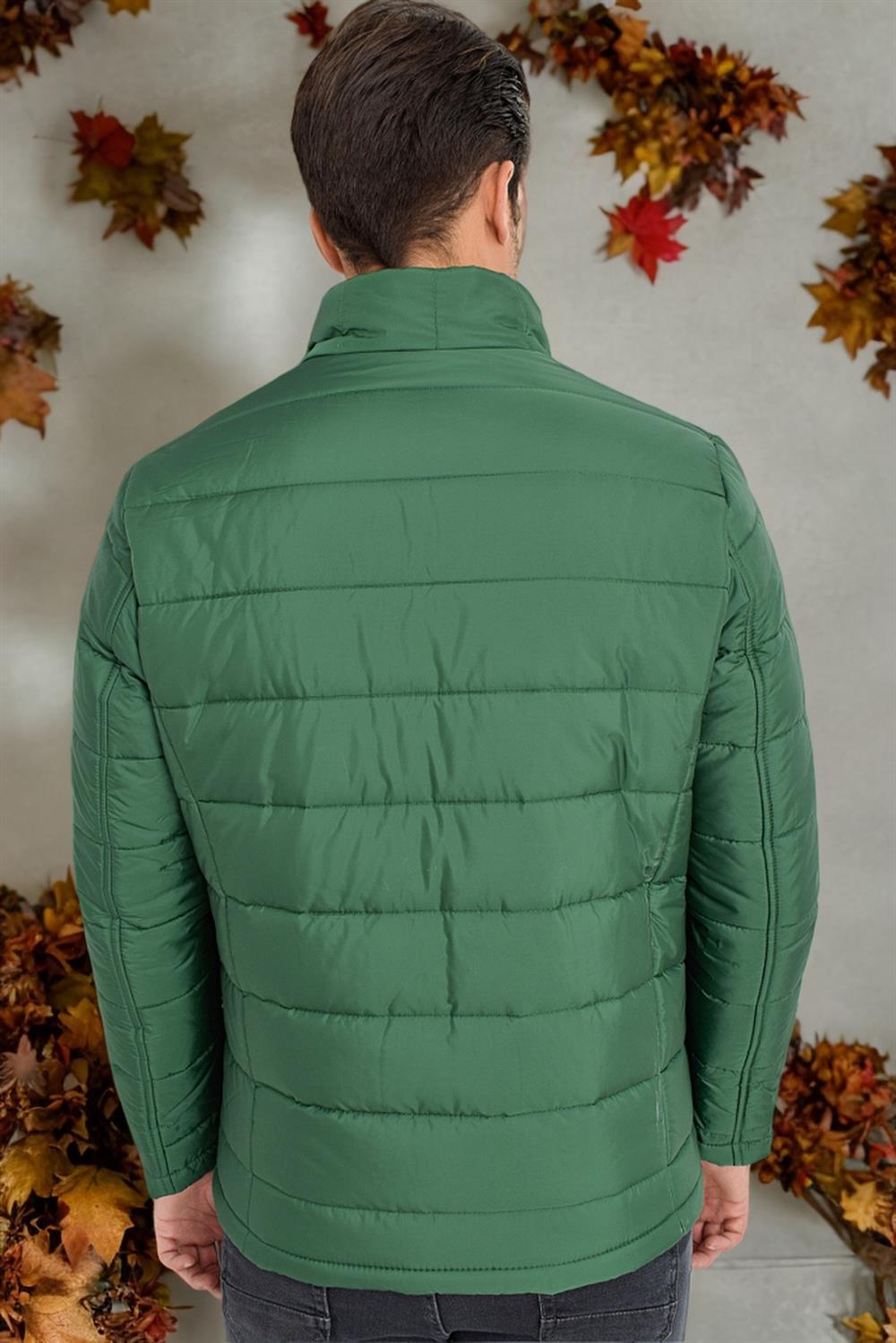 M8625 DEWBERRY MEN'S COAT-PLAIN GREEN