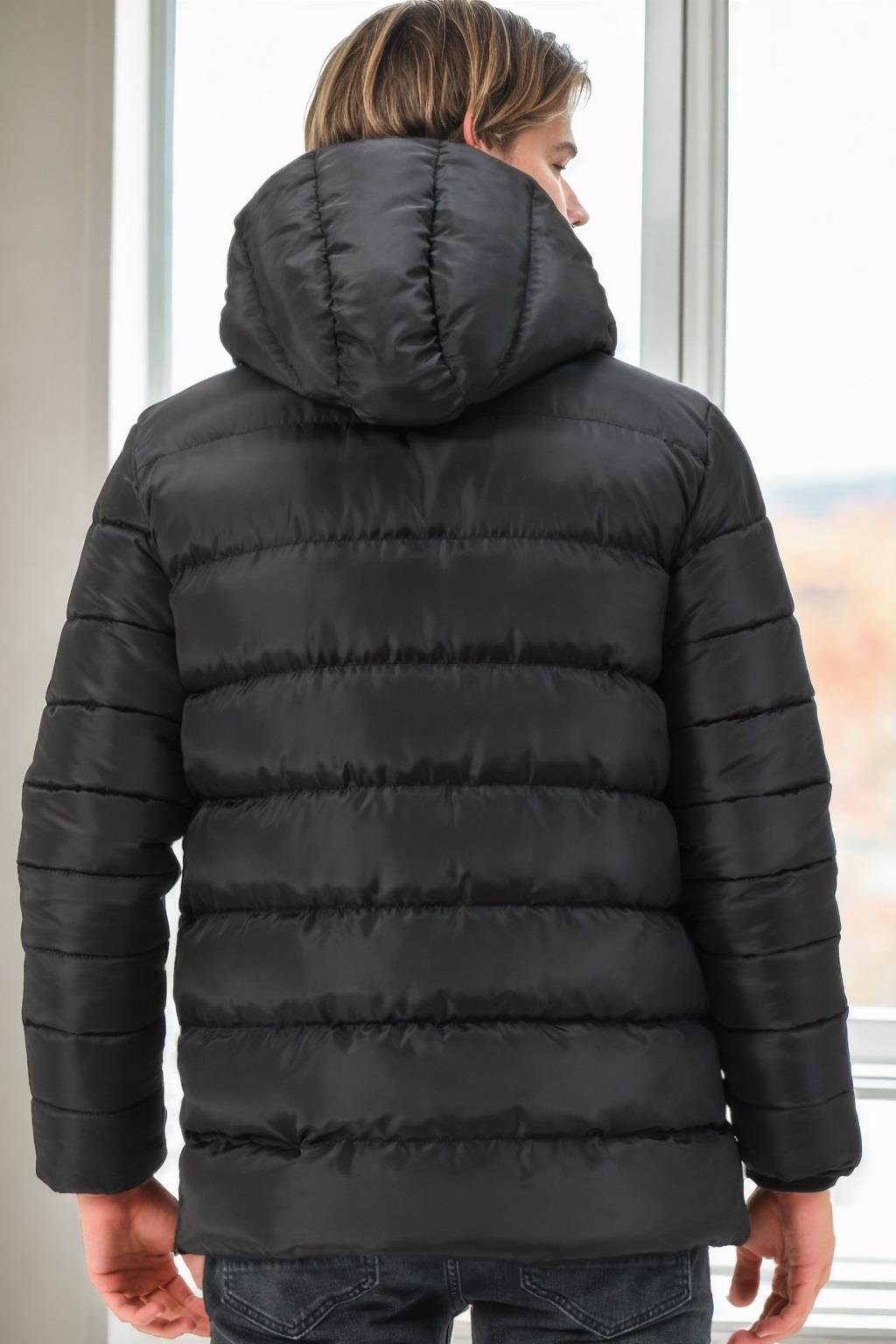 M8657 DEWBERRY MEN&#039;S COAT-BLACK-1