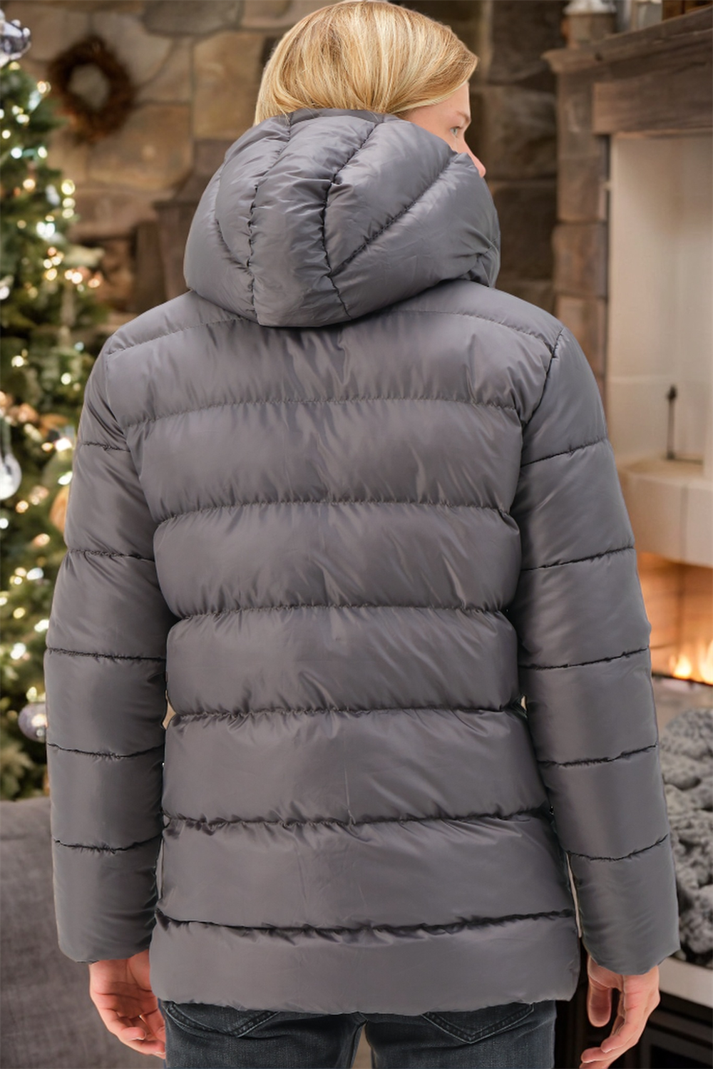 M8659 DEWBERRY MEN'S COAT-PLAIN ANTHRACITE