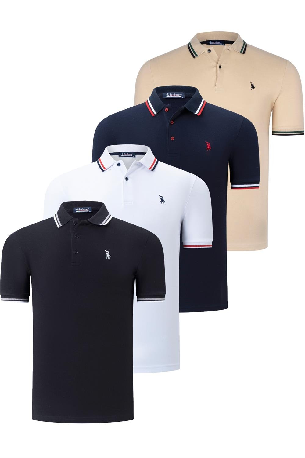 Tricou polo barbati dewberry