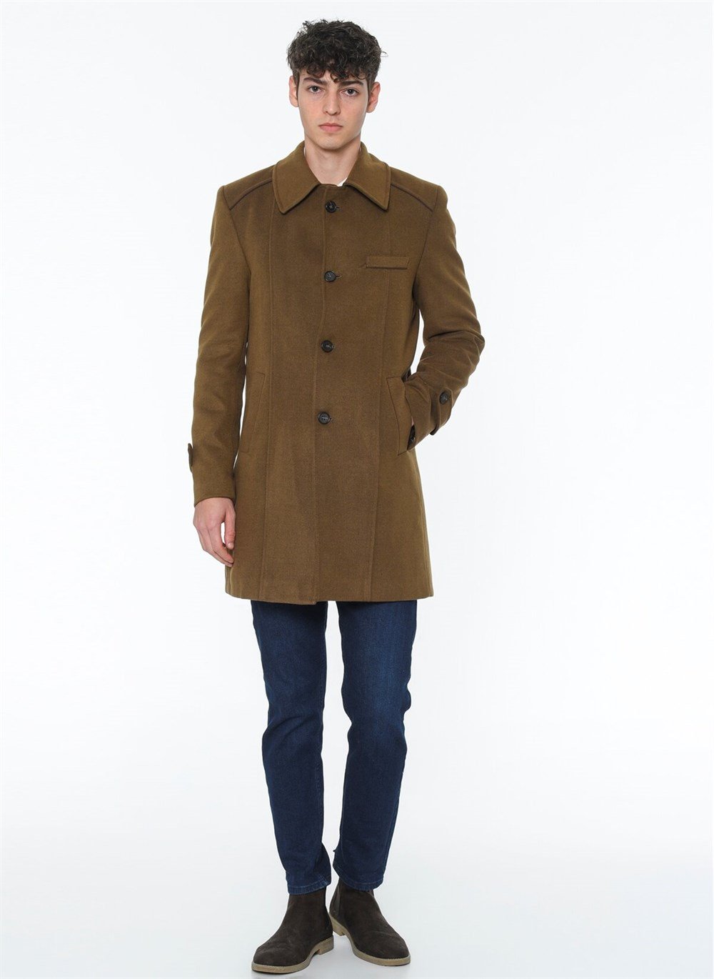 PLT7226 DEWBERRY BATTAL COAT-CAMEL