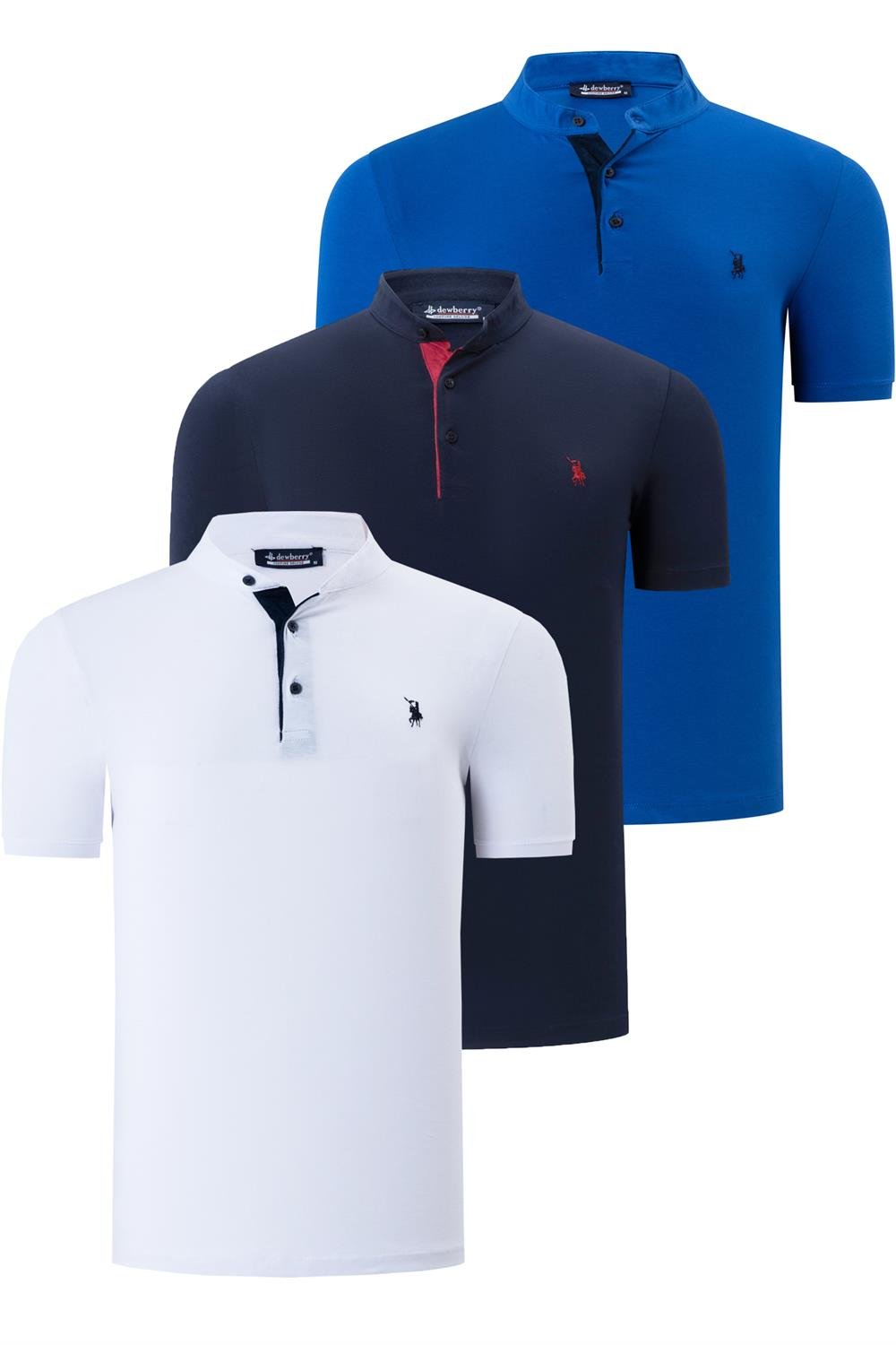 Tricou polo bărbați dewberry