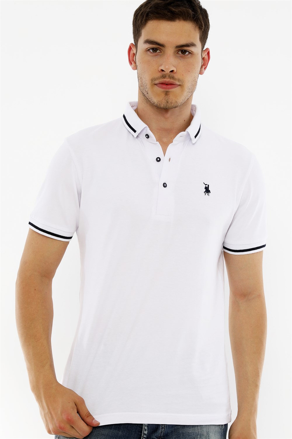Tricou polo de barbati, dewberry