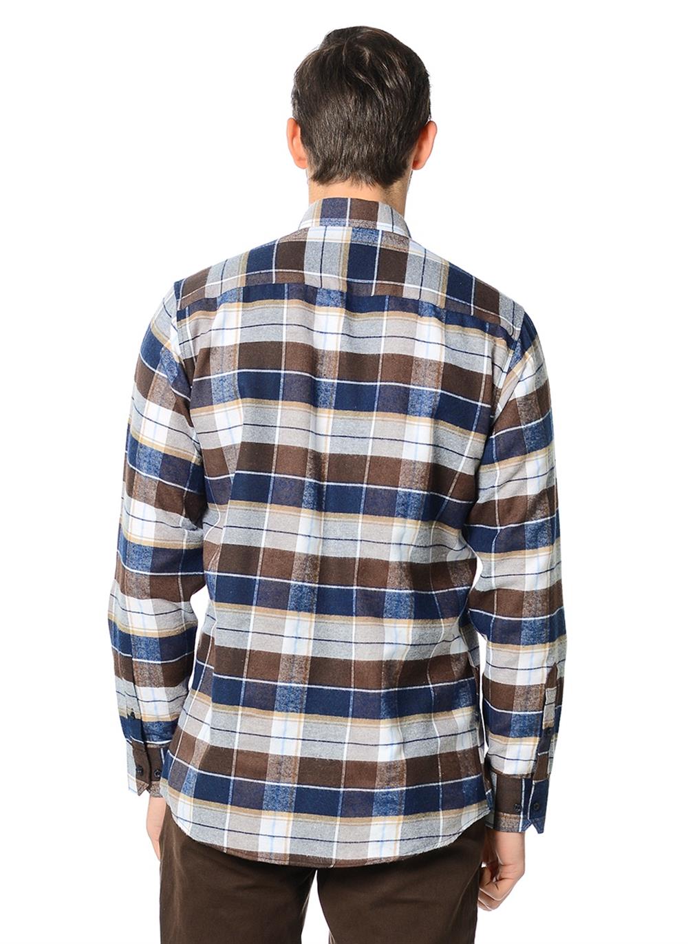 G565 DEWBERRY SHIRT-PLAIN COFFEE