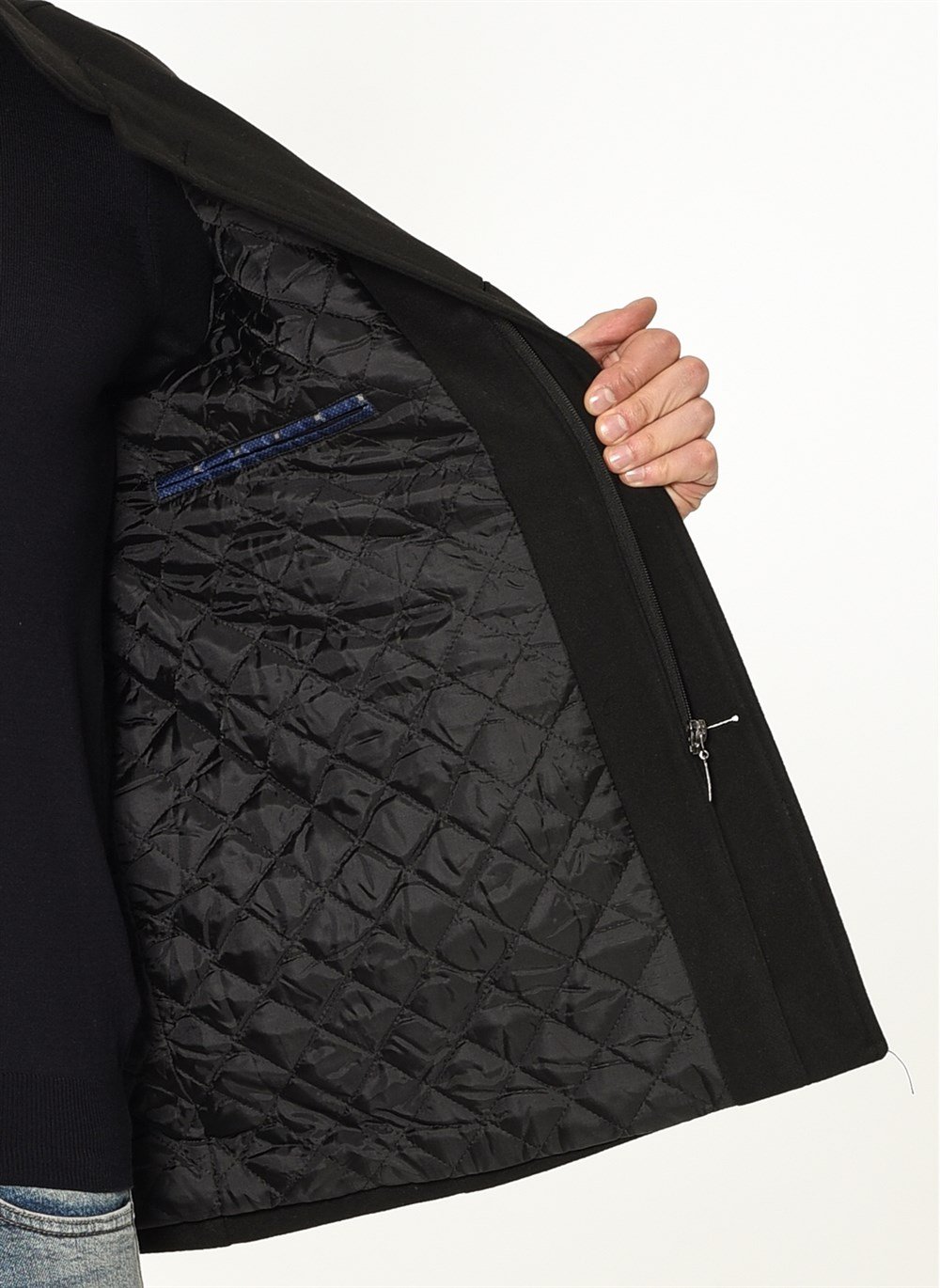 PLT8327 DEWBERRY MEN'S COAT-BLACK