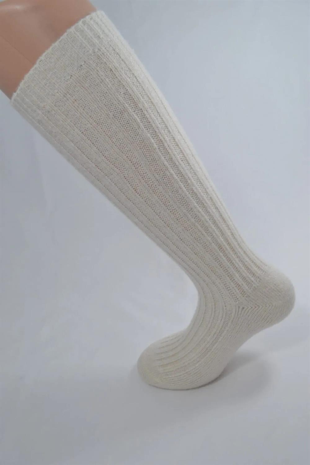 47820 Dewberry Wool Boot Socks-CREAM