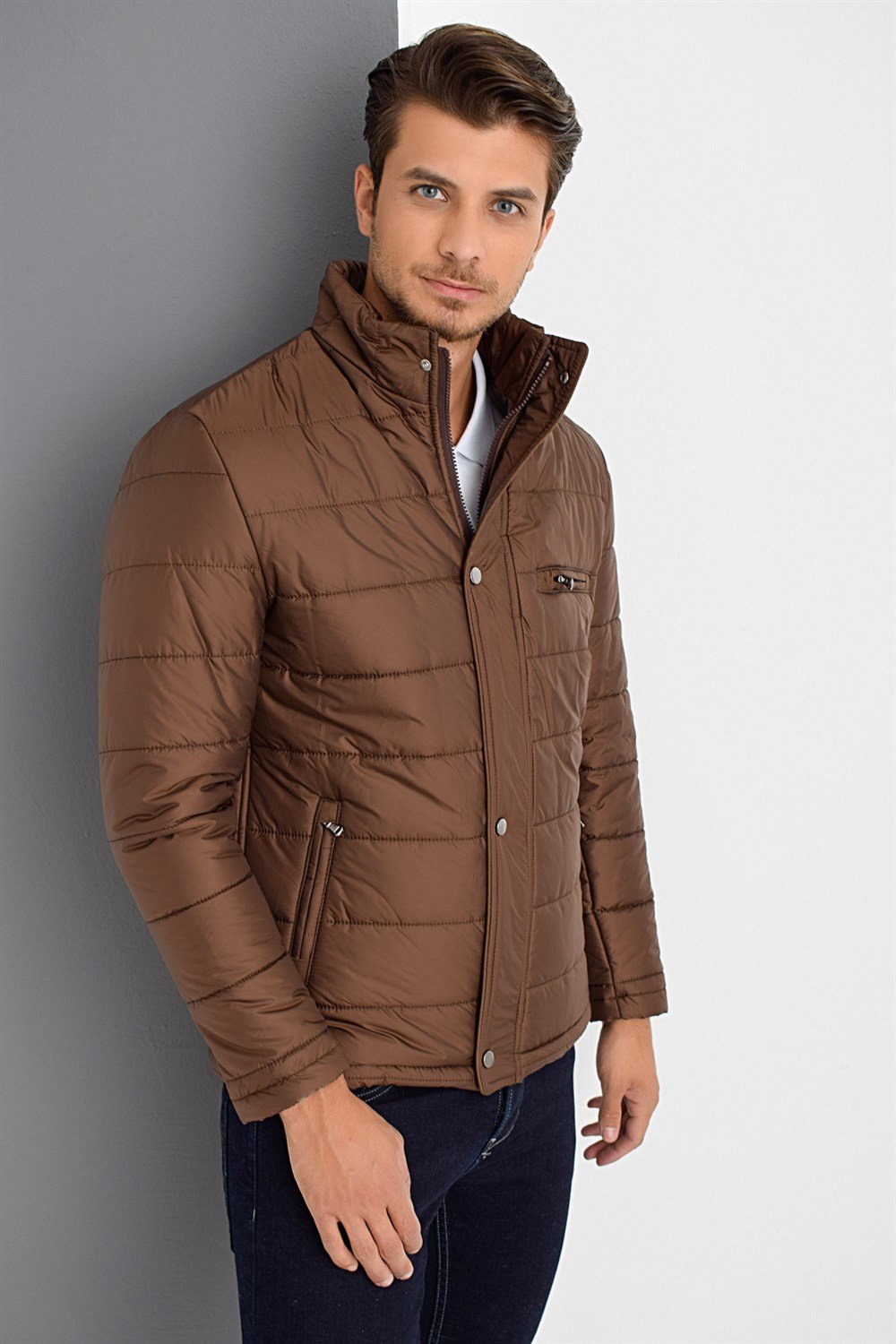 M8625 DEWBERRY MEN&#039;S COAT-BROWN