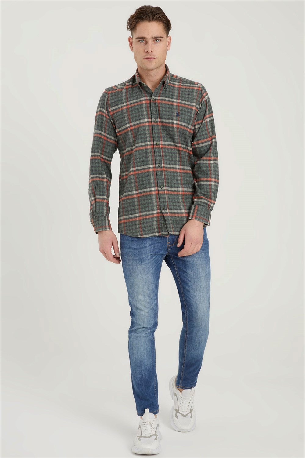 G700 DEWBERRY MEN'S SHIRT-KHAKI