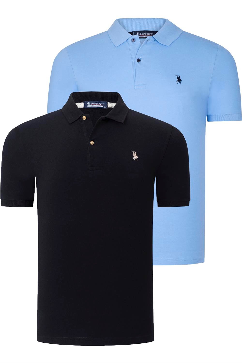Tricou polo de barbati, dewberry
