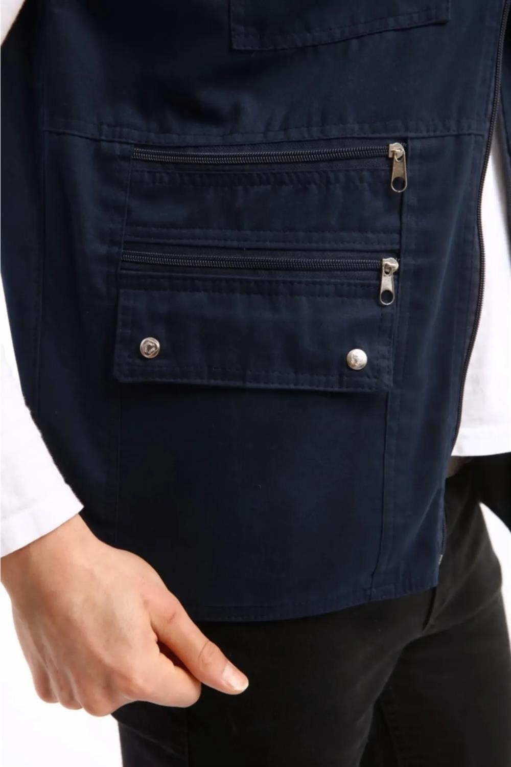 94105 Dewberry Multi-Pocket Mens Vest-NAVY