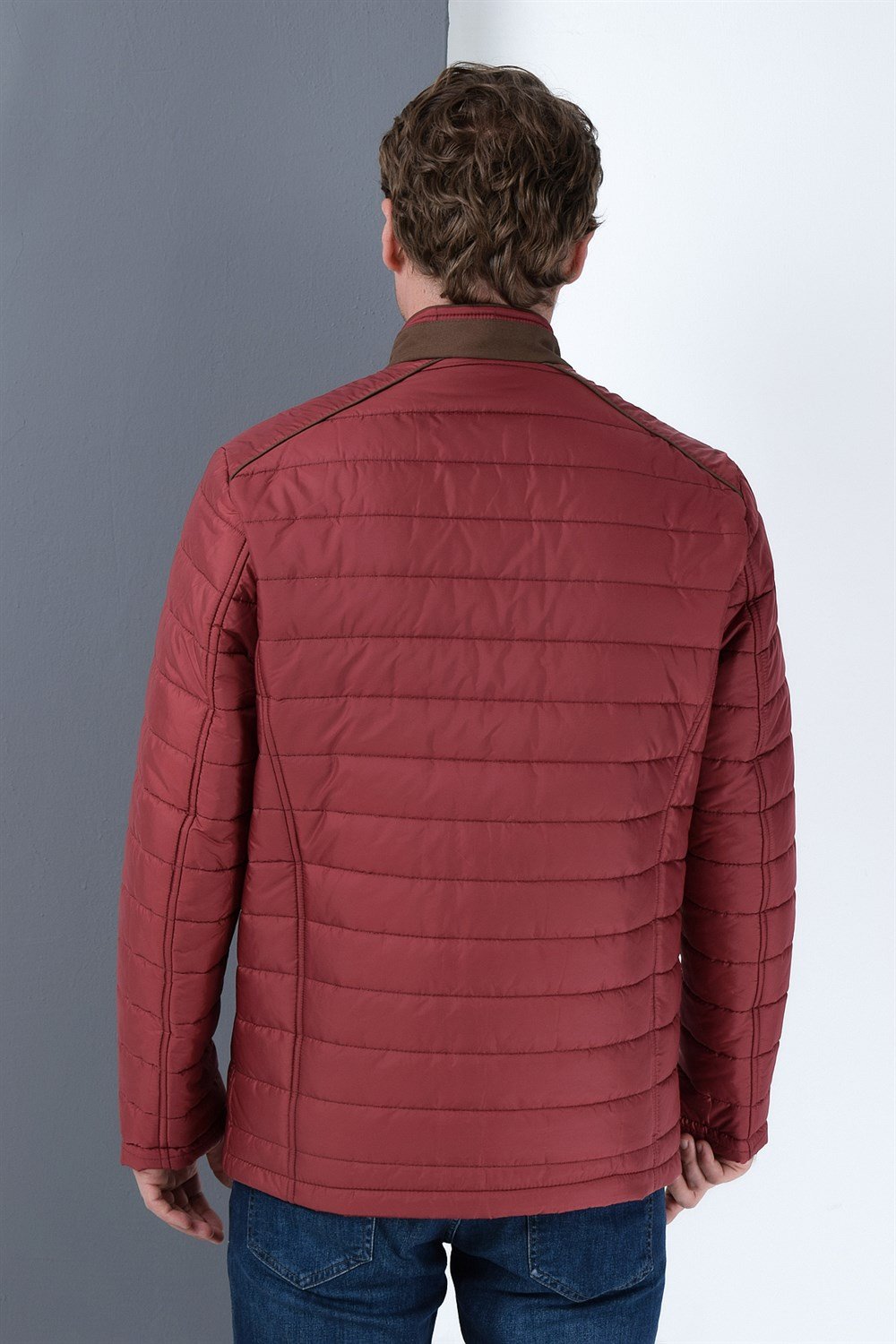 M8610 DEWBERRY SLIM FIT COAT-BURGUNDY