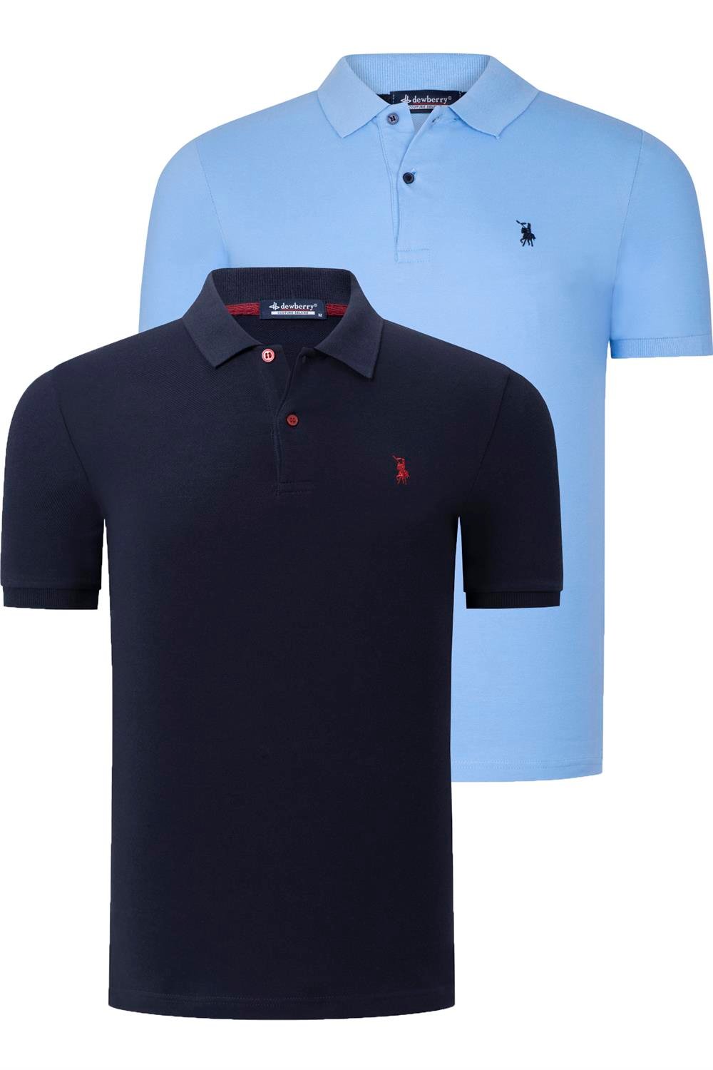 Tricou polo de barbati, dewberry