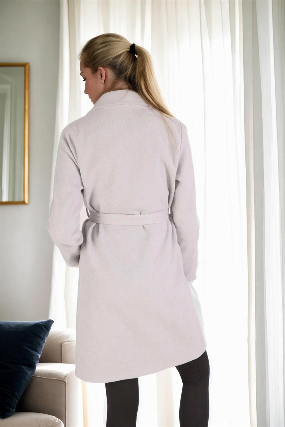 79405 Dewberry Long Women Coat-GREY