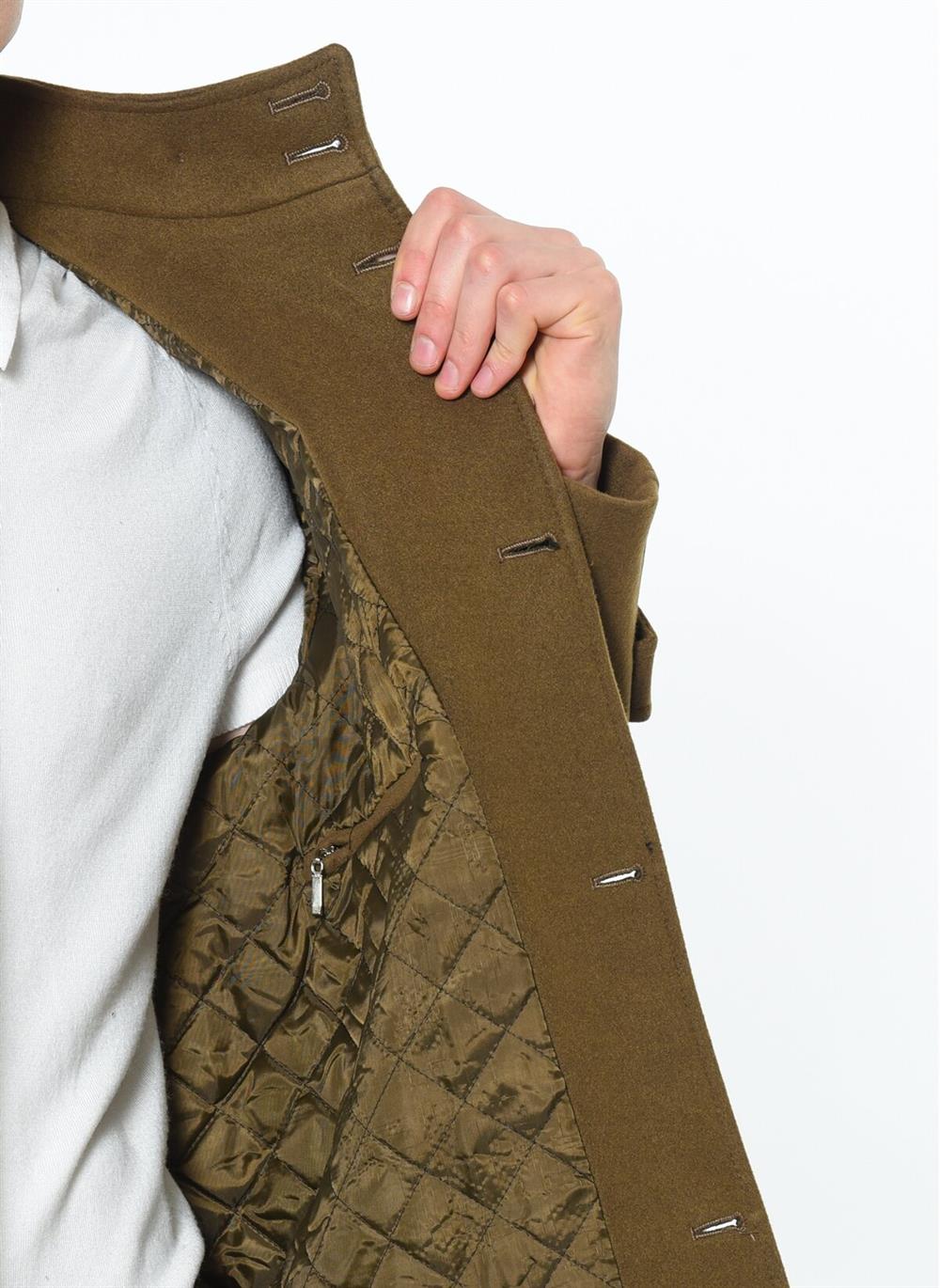 PLT8380 DEWBERRY MEN&#039;S COAT-STRAIGHT CAMEL