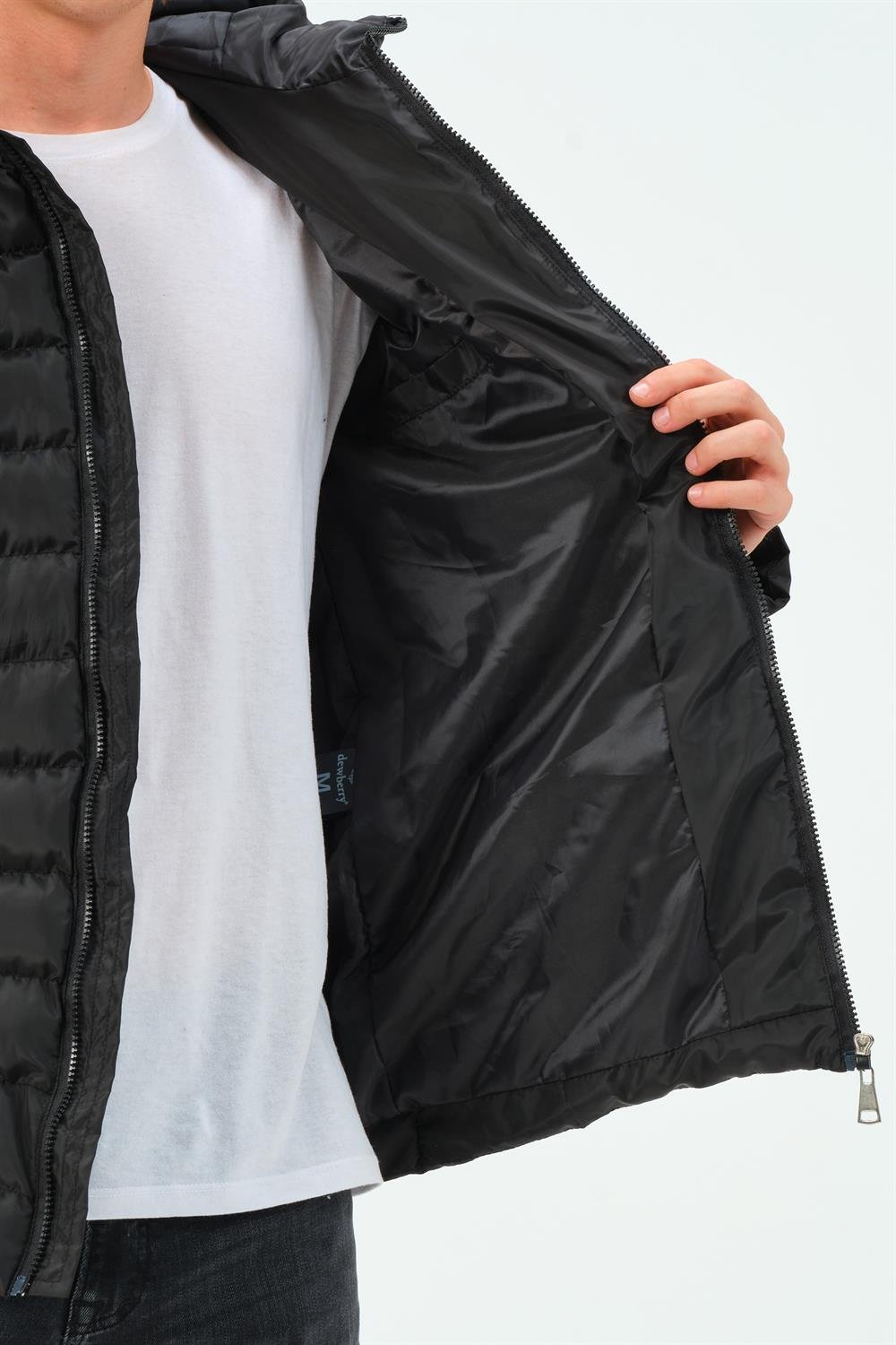 M8658 DEWBERRY MEN&#039;S COAT-BLACK