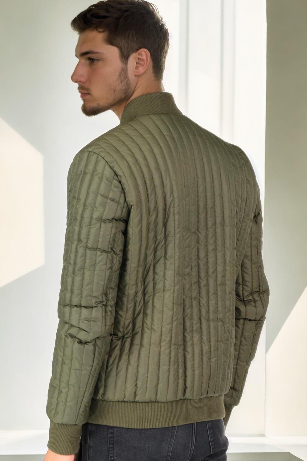 M8643 DEWBERRY MEN&#039;S COAT-KHAKI-1