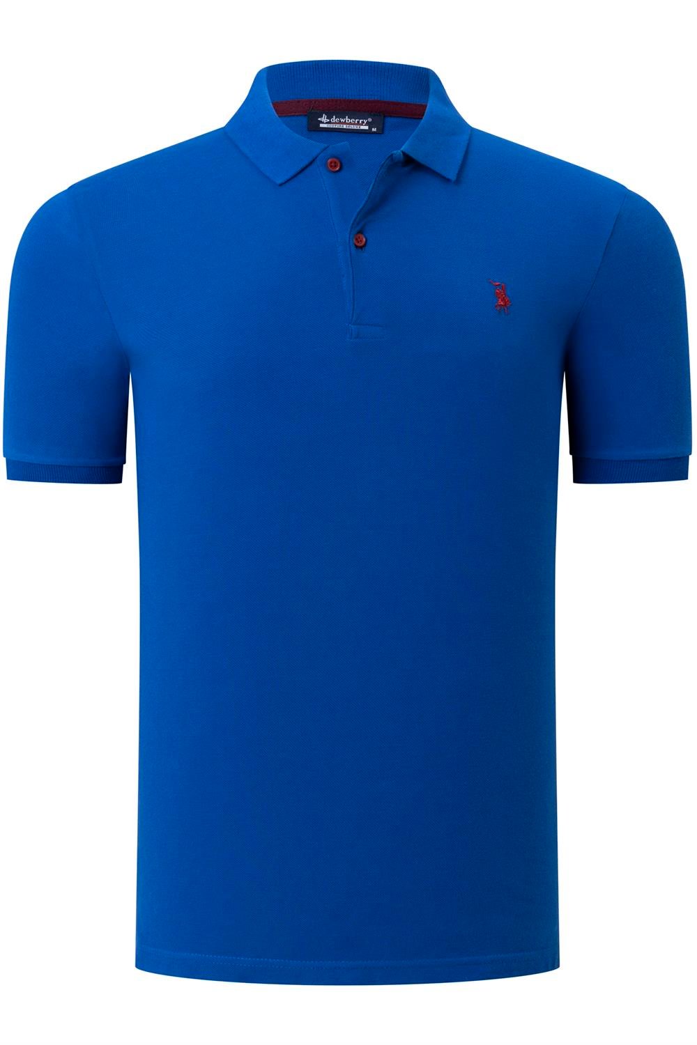 Tricou polo de barbati, dewberry