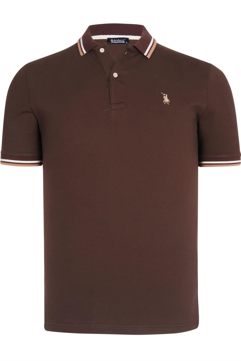 Tricou polo de barbati, dewberry