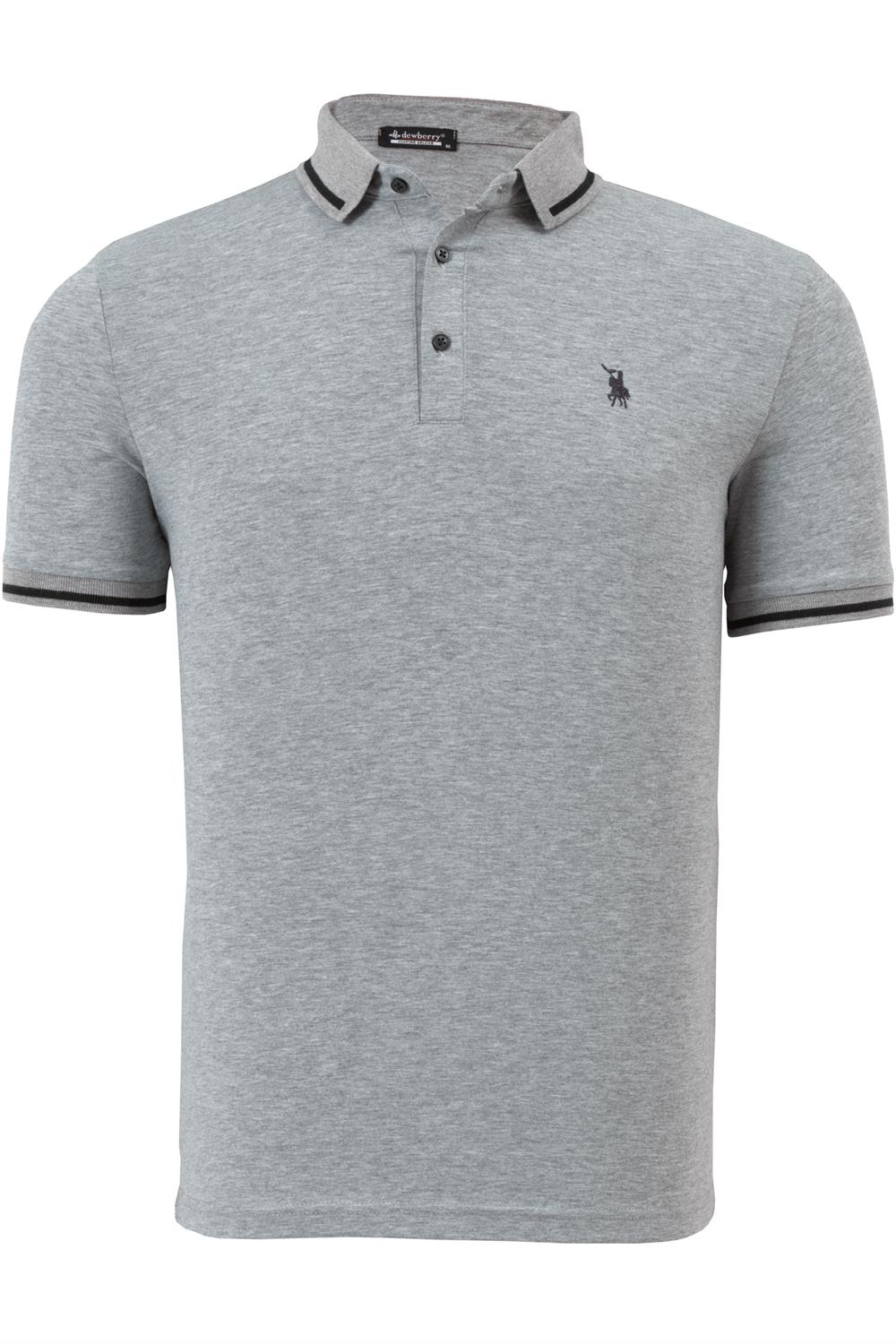 Tricou polo de barbati, dewberry