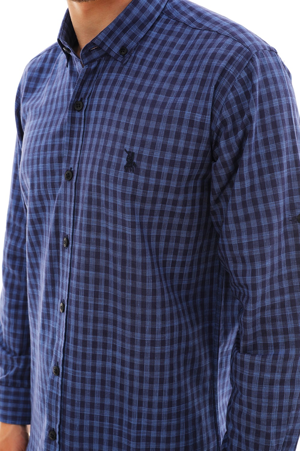 G724 DEWBERRY MEN'S SHIRT-NAVY-SAC