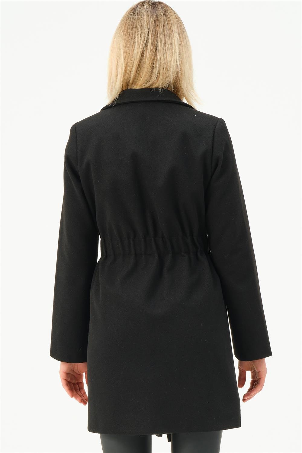Z6778 DEWBERRY WOMEN'S COAT-BLACK