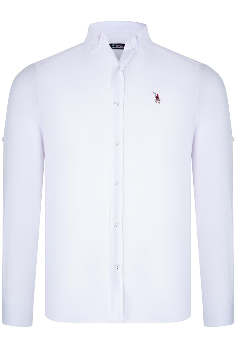 TRIPLE SET G674 DEWBERRY MEN'S SHIRT-NAVY-WHITE-BABY BLUE