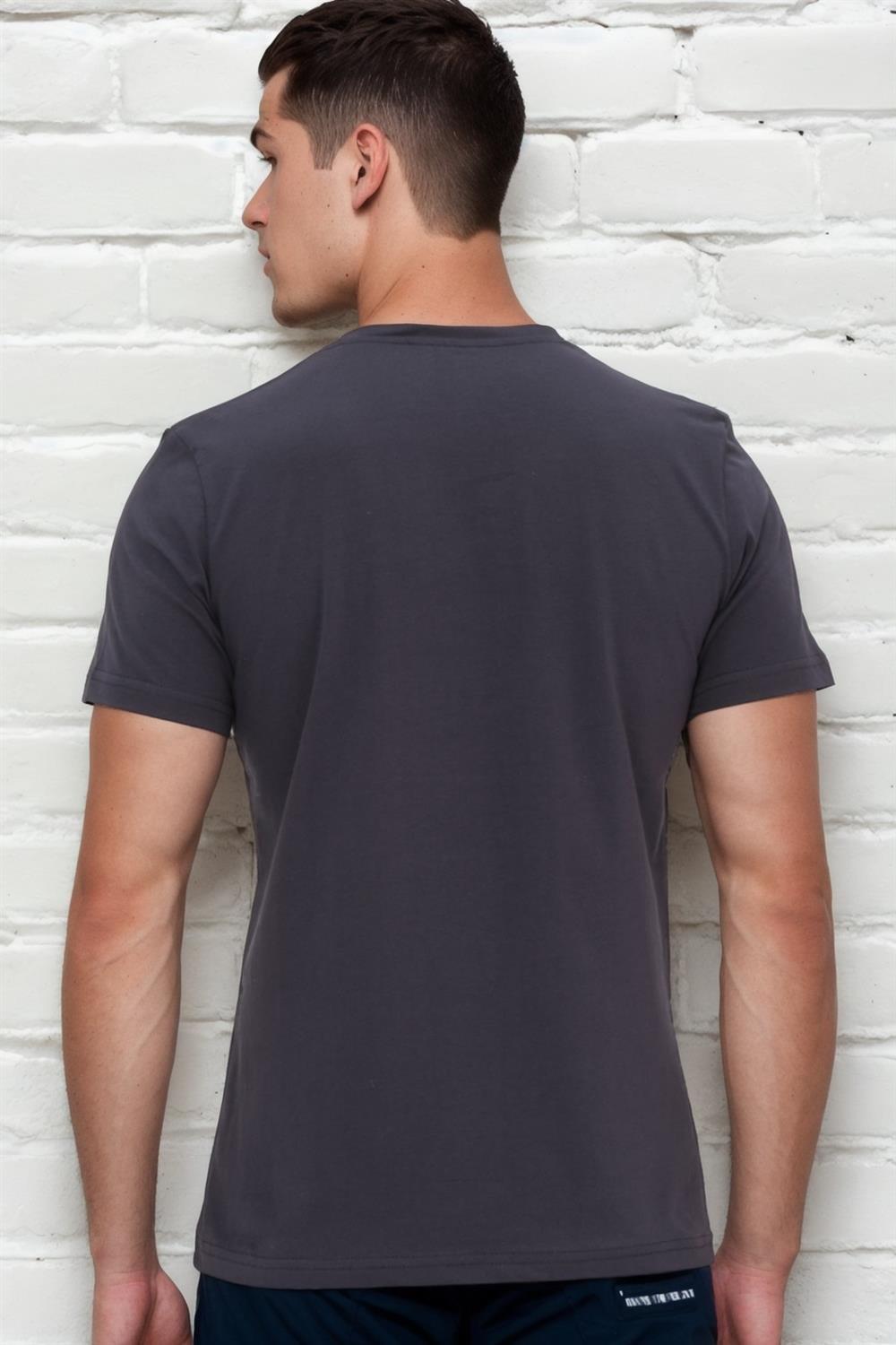 T9592 DEWBERRY MEN'S T-SHIRT-NAVY BLUE