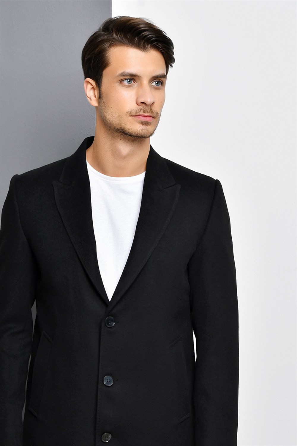 PLT8390 DEWBERRY MEN'S COAT-BLACK