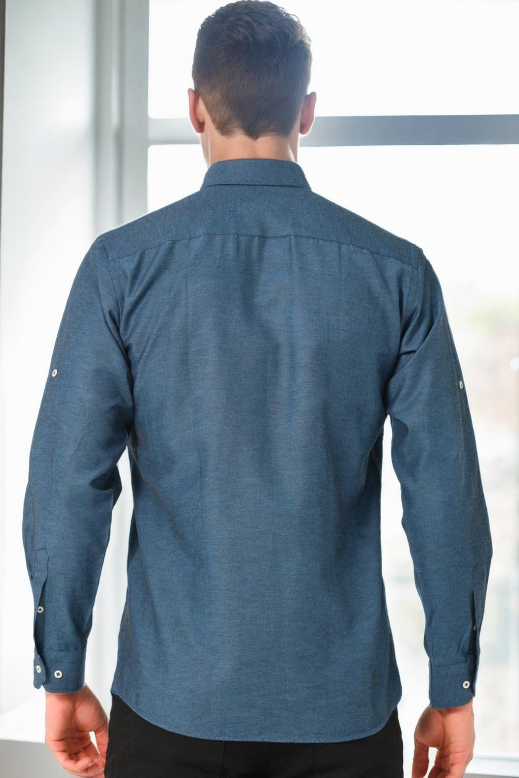 Cămașă Dewberry bărbătească, albastră