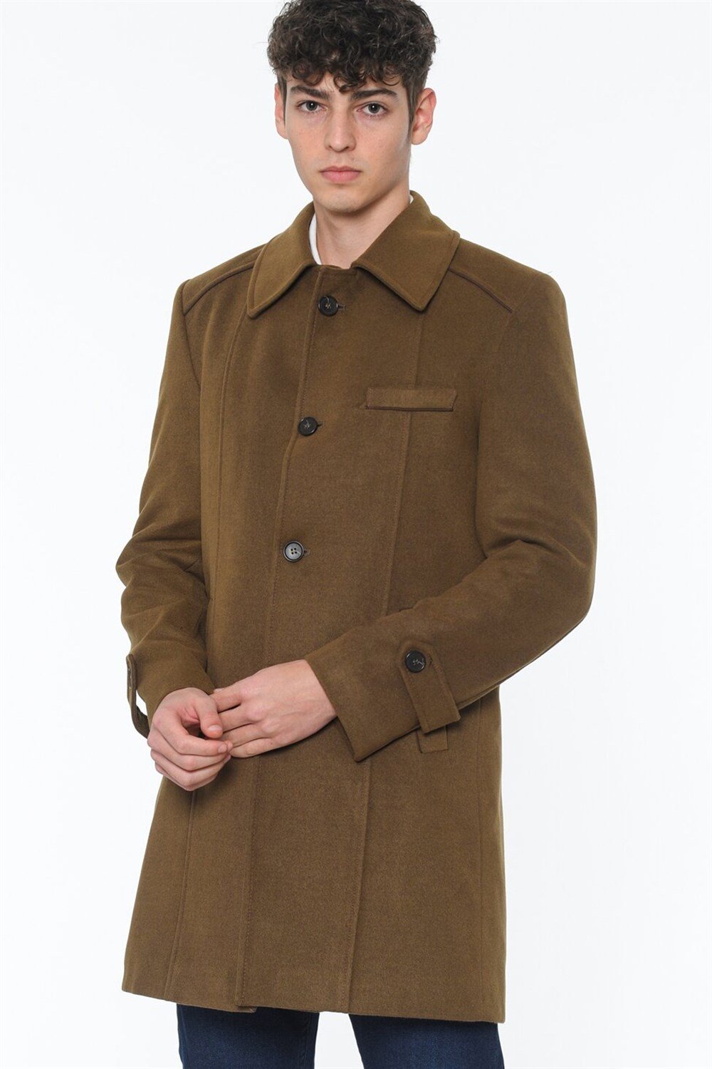 PLT7226 DEWBERRY BATTAL COAT-CAMEL