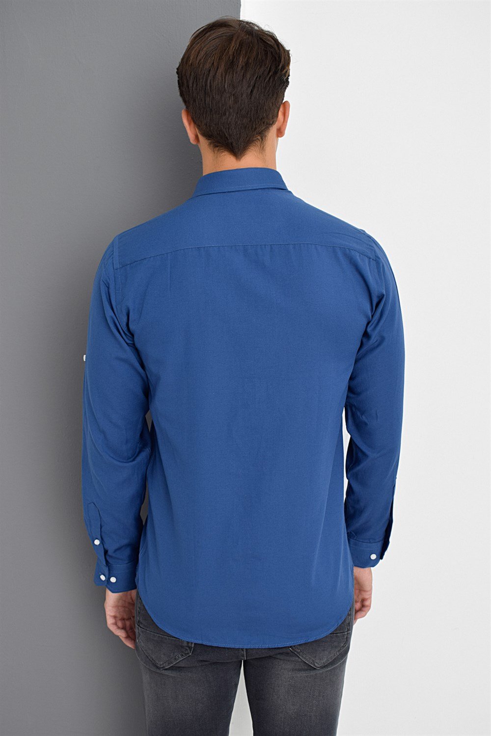 G674 DEWBERRY MEN'S SHIRT-INDIGO