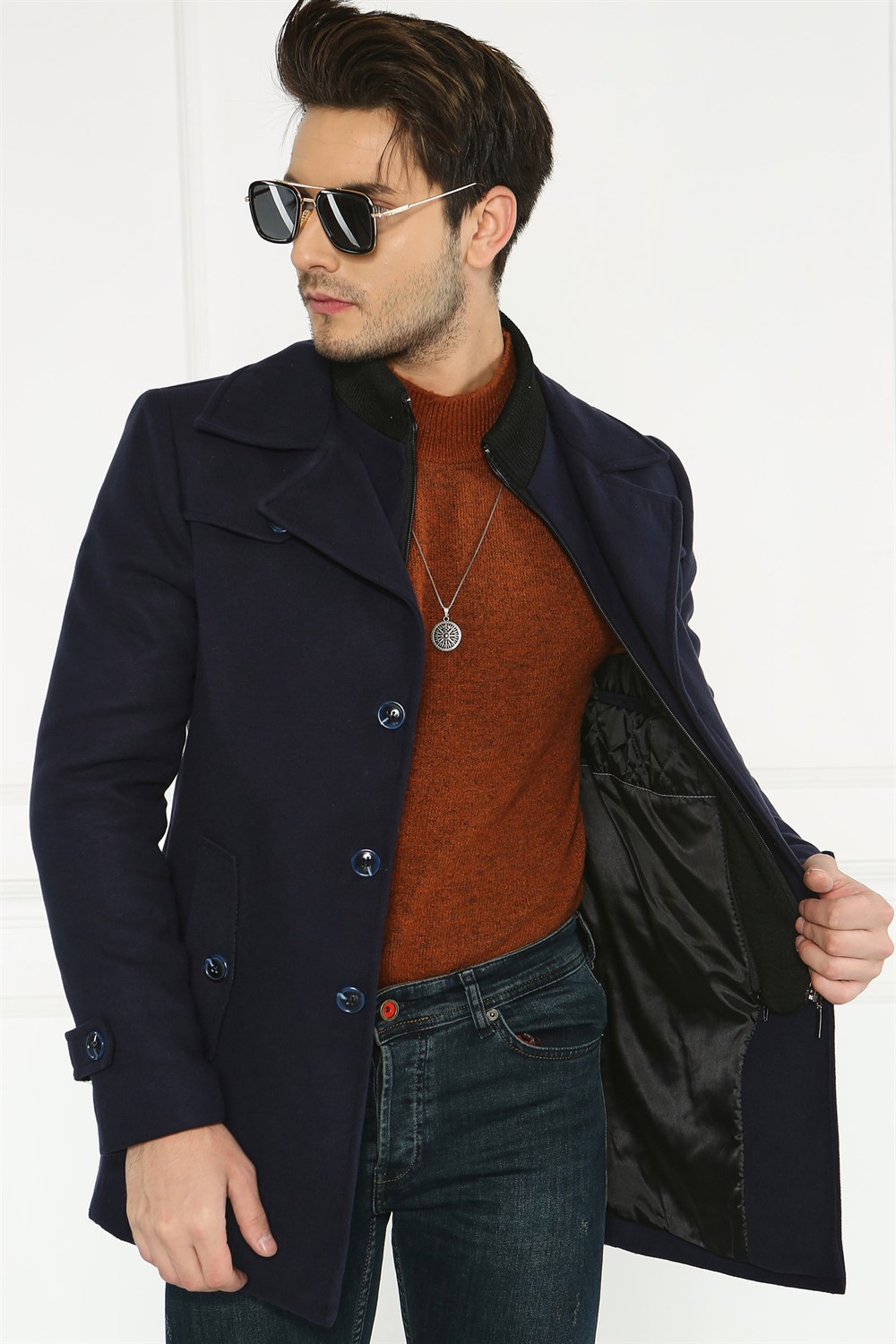 Мъжко палто dewberry