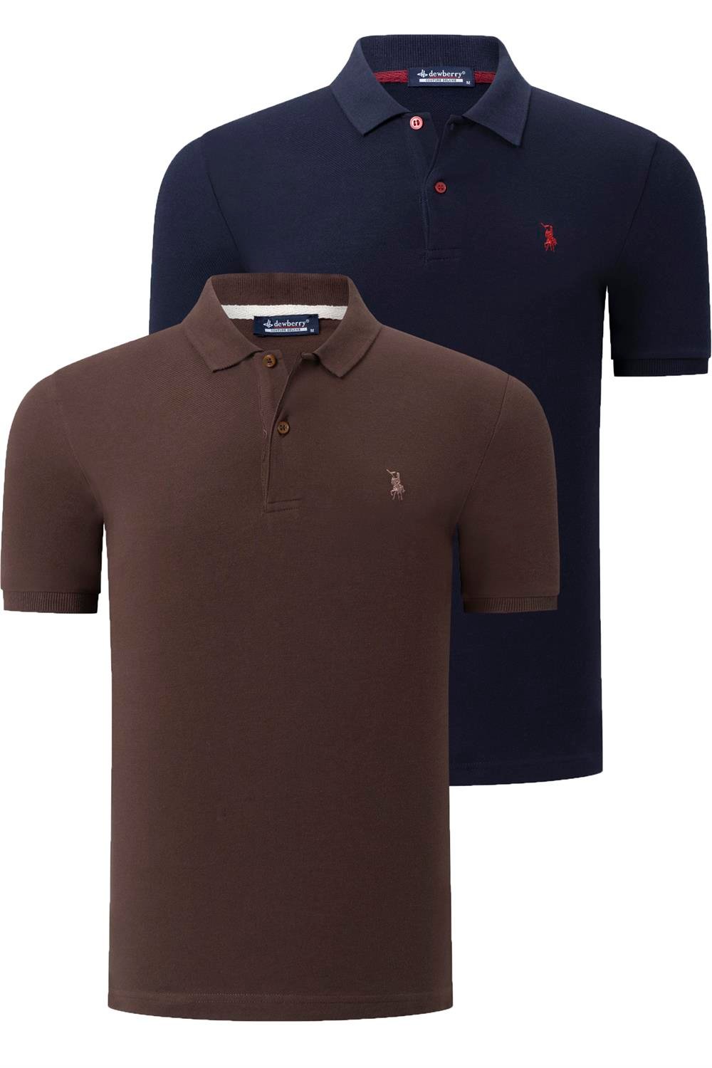 Tricou polo de barbati, dewberry