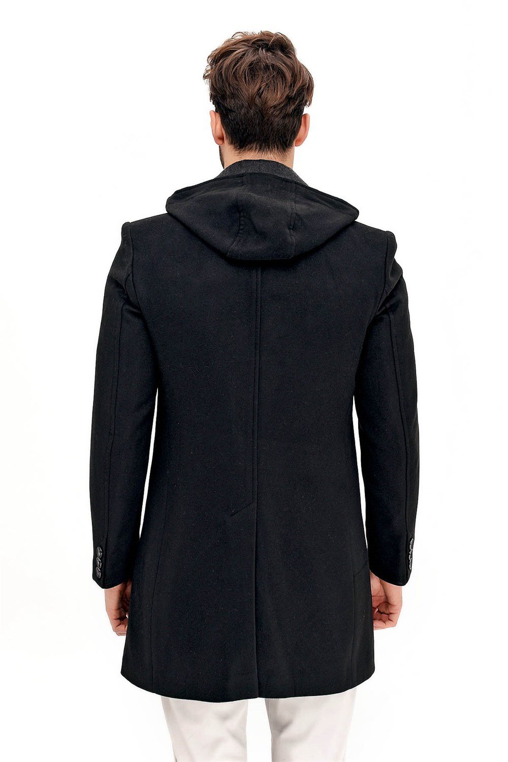 PLT8366 DEWBERRY MEN&#039;S COAT-BLACK
