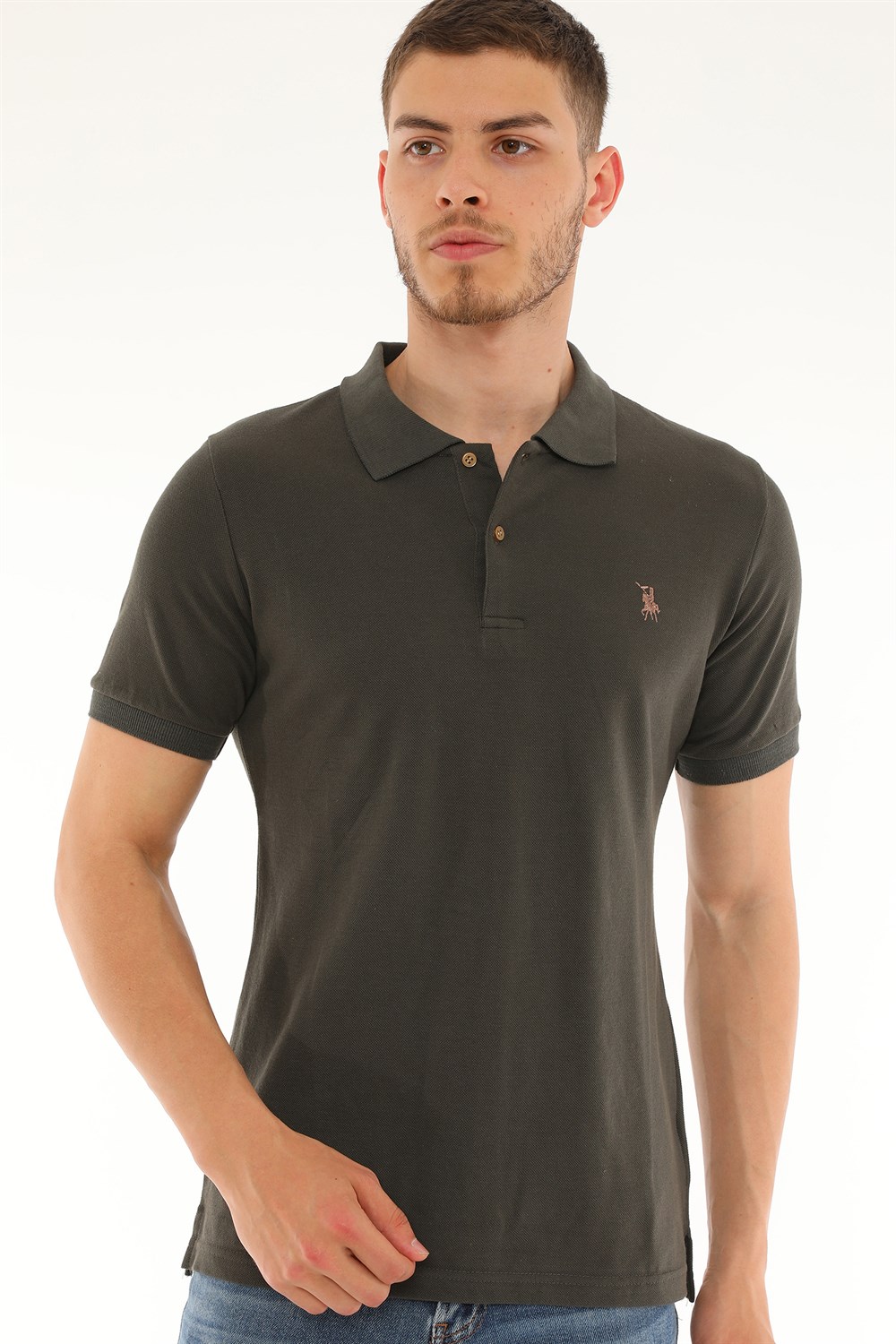 Tricou polo de barbati, dewberry