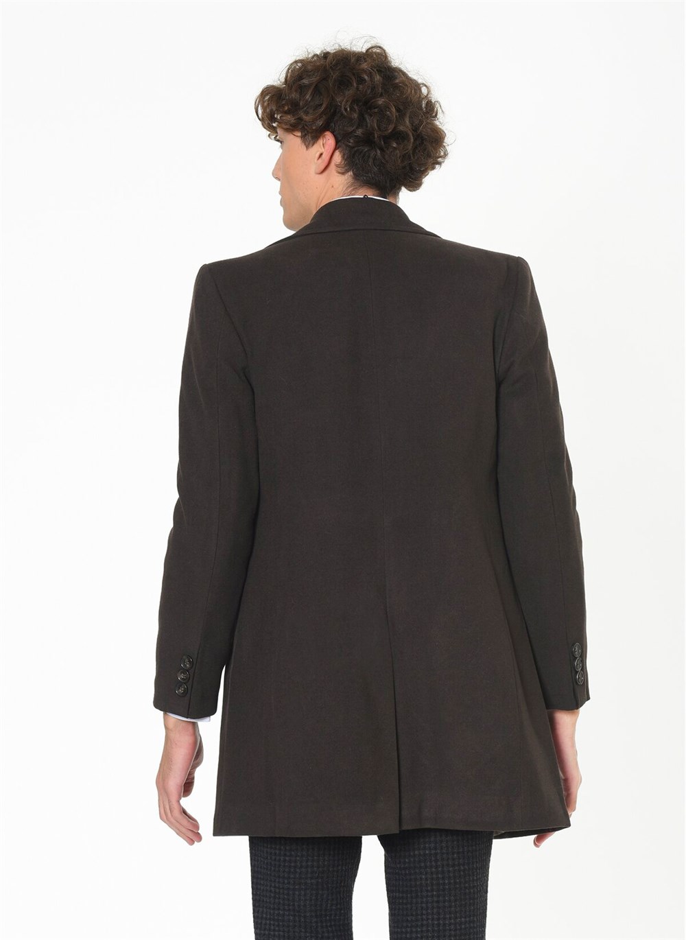 PLT8319 DEWBERRY MEN&#039;S COAT-COFFEE