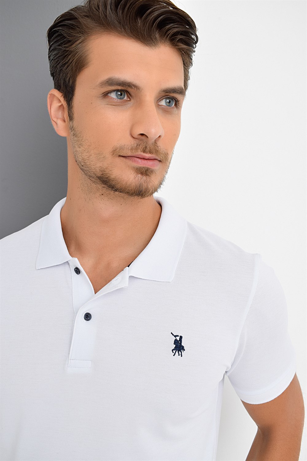 Tricou polo de barbati, dewberry