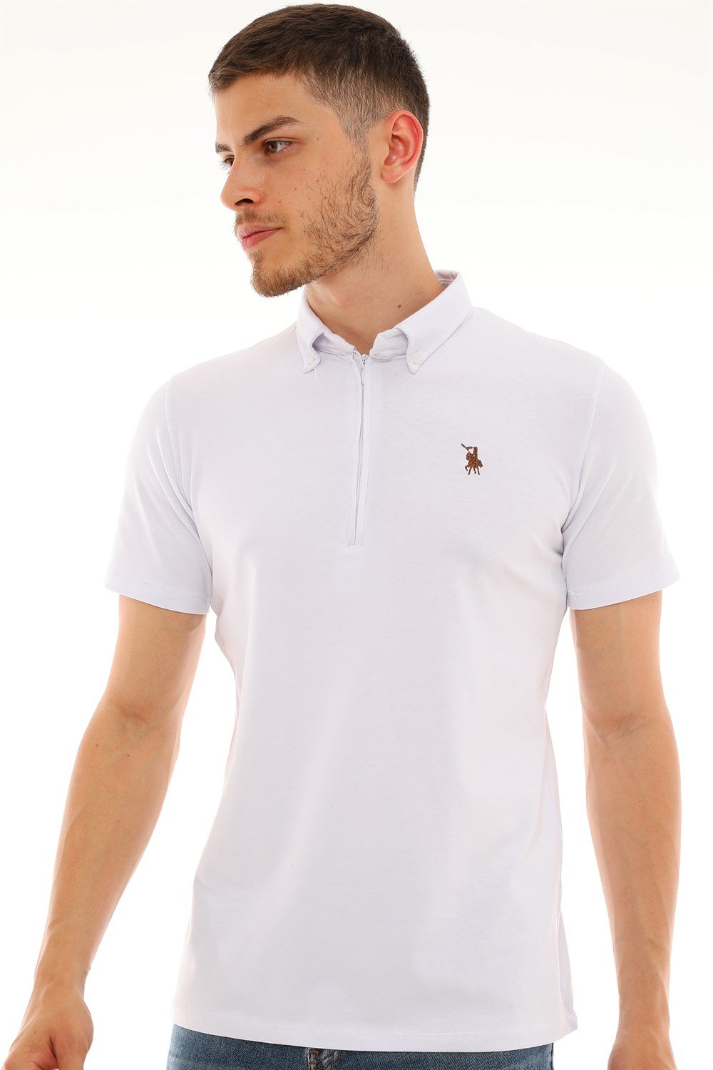 Tricou polo bărbați dewberry