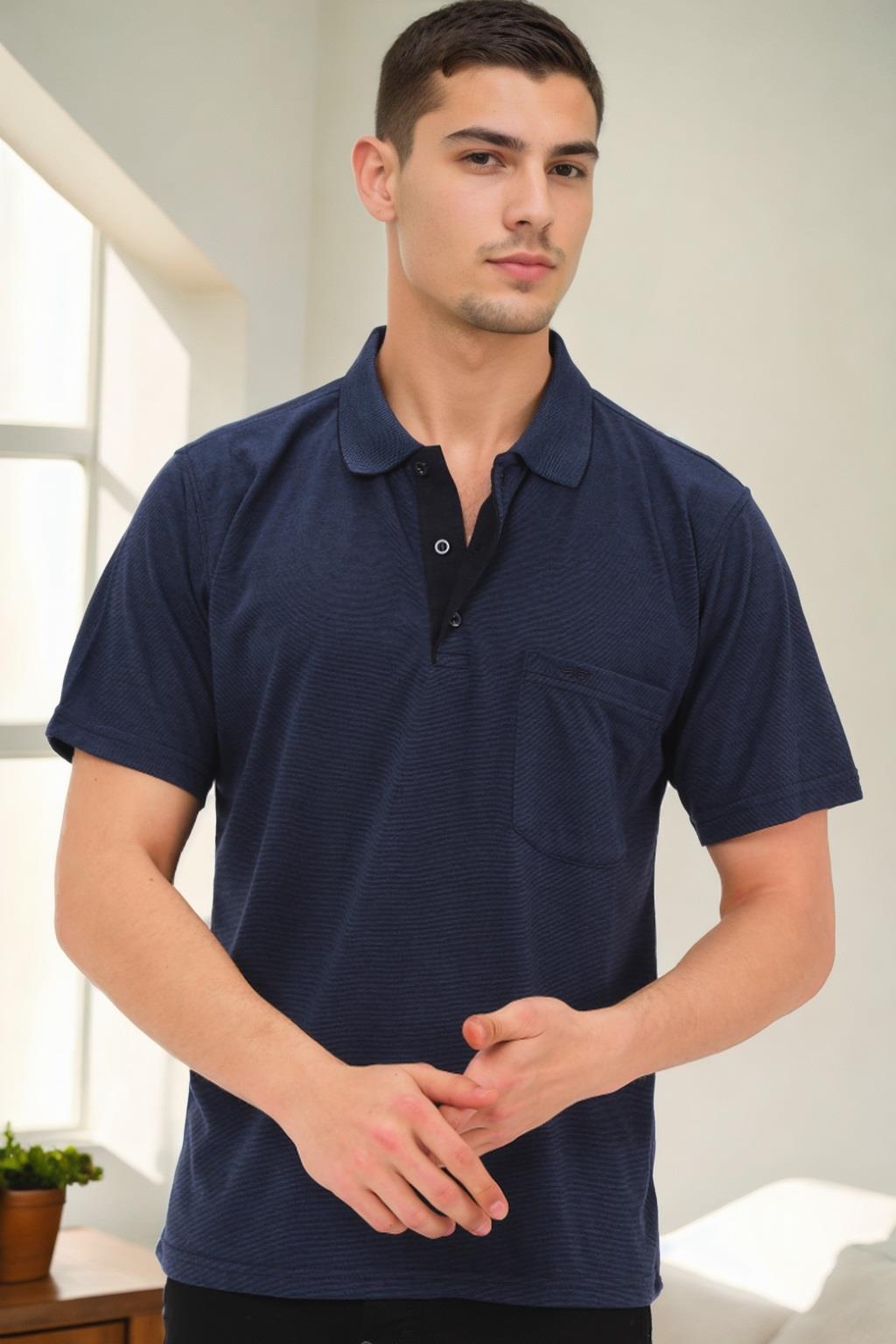 Мъжки поло тениски Dewberry, тъмносини