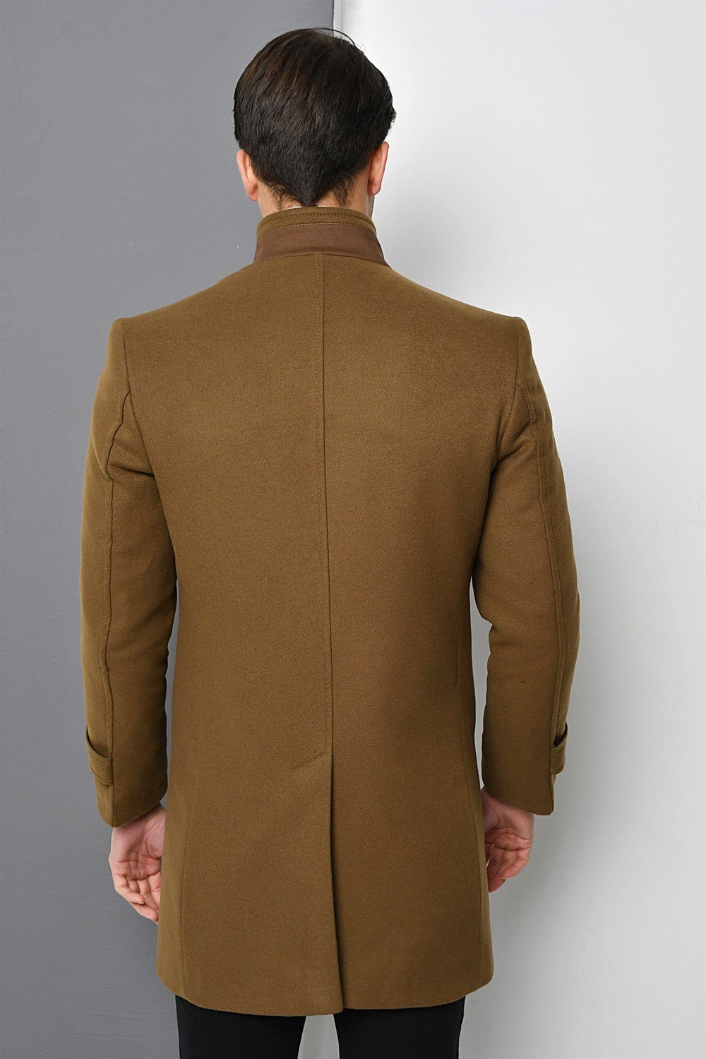 PLT8391 DEWBERRY MEN&#039;S COAT-CAMEL